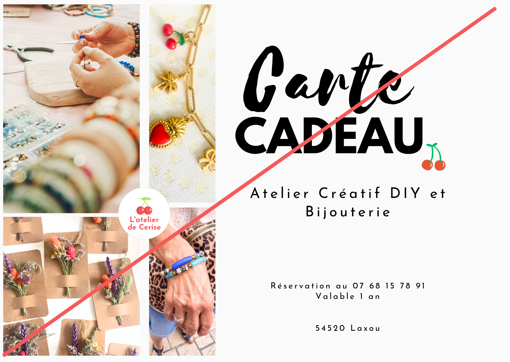 OFFRIR une Carte cadeau personnalisée - atelier créatif