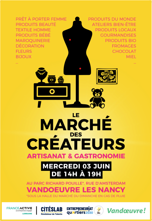 Exposition Marché des créateurs - Richard Pouille Vandoeuvre les Nancy