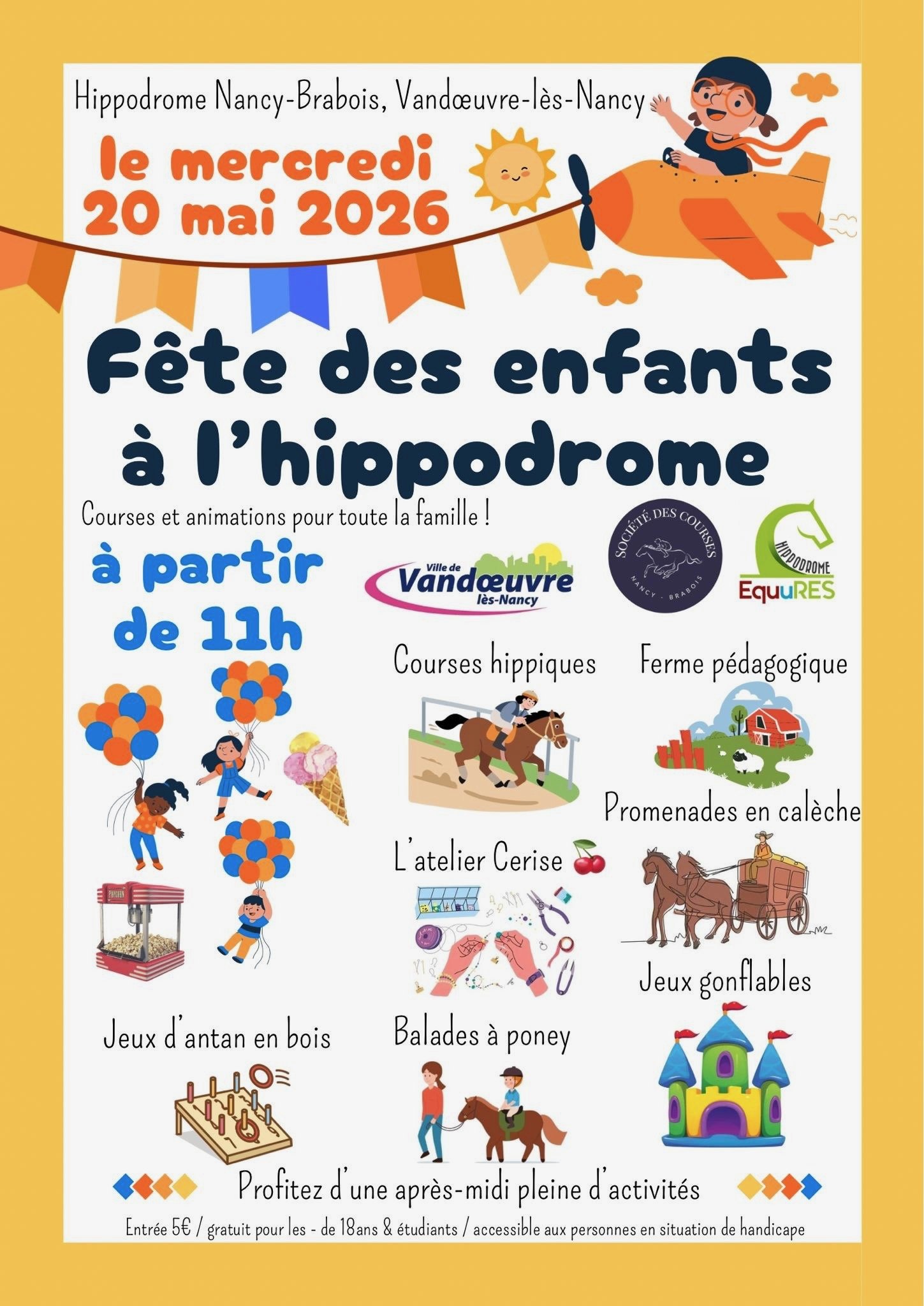 Fête des enfants à l'hippodrome